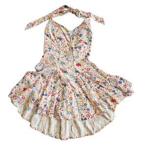Flirty Mini Halter Sundress Size Small - Cisos Design